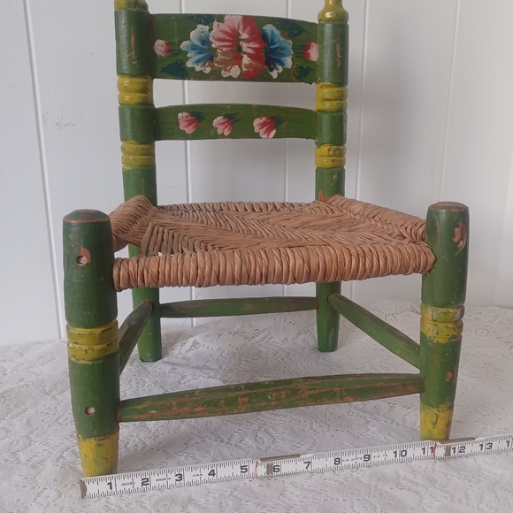 Mexican Folk Art Mini Chair - Picture 4 of 8